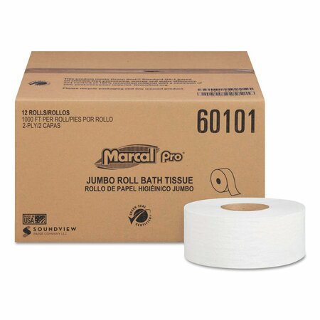 Marcal Pro 2 Ply Ply, White, 12 PK 60101